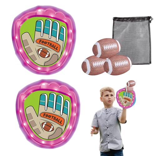 Sticky Ball Catch Game, Toss Catch Ball Toy Set - Partys Ballwurfspiel - Baseball-Trainingsspielzeug mit verstellbaren Riemen für Familientreffen, Geburtstagsfeiern, Campingausflüge und Karneval im Fr von Generisch