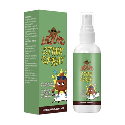 Stink Spray Furzmaschinen Streiche - 50ml Furzspray Mit Soundeffekt, Extra Starker Gestank | Lustiger Scherzartikel Für Kinder Erwachsene Partys Spiele Aprilscherz Treffen Humorvolle Streichfans Stink Spray Furzmaschinen Streiche - 50ml Furzspray Mit Soundeffekt, Extra Starker Gestank | Lustiger Scherzartikel Für Kinder Erwachsene Partys Spiele Aprilscherz Treffen Humorvolle Streichfans von Generisch