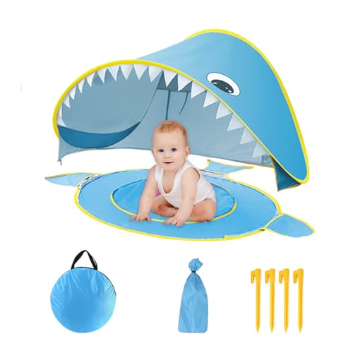 Generisch Strandzelt für Kinder, Outdoor -Zelt für Kinder | Cartoon Sun Shade Tent,Wasserdichtes faltbares Spielhaus, UV-Schutz, eingebauter Pool für Camping-Fischereipicknicks Generisch Strandzelt für Kinder, Outdoor -Zelt für Kinder | Cartoon Sun Shade Tent,Wasserdichtes faltbares Spielhaus, UV-Schutz, eingebauter Pool für Camping-Fischereipicknicks von Generisch
