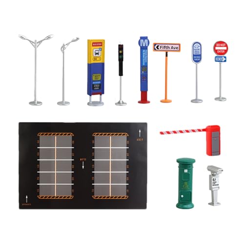 Straßenschilder Spielzeug - Mini -Verkehrszeichen Playset | Educational Urban Transportation Model, Realistic Road Accessories for Boys, Toy Signals, Learning Imaginative Play, Vehicle Simulation Straßenschilder Spielzeug - Mini -Verkehrszeichen Playset | Educational Urban Transportation Model, Realistic Road Accessories for Boys, Toy Signals, Learning Imaginative Play, Vehicle Simulation von Generisch