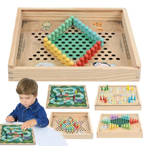 Strategie-Brettspiele, klassisches chinesisches Strategie-Brettspiel | Familienstrategiespiel - Traditionelles chinesisches Brettset aus Holz, lustiges Strategiespiel für Mädchen und Freunde von Generisch