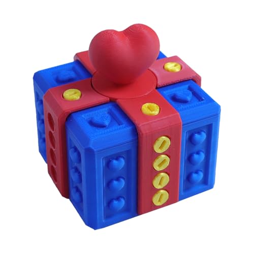 Streichschraubenschachtel - 2,56 Zoll Lustiges Gag -Puzzle -Koffer für Urlaub, Geburtstag mit versteckter Trickfunktion, lustiger Kartenbehälter für Partyüberraschung, PP -Material, Neuheit Geschenkge Streichschraubenschachtel - 2,56 Zoll Lustiges Gag -Puzzle -Koffer für Urlaub, Geburtstag mit versteckter Trickfunktion, lustiger Kartenbehälter für Partyüberraschung, PP -Material, Neuheit Geschenkge von Generisch