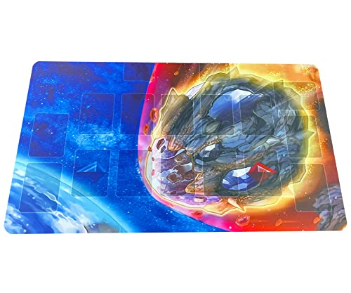 TCG Playmat (61 x 35 cm) Spielmatte für das Yu Gi Oh Kartenspiel | Nibiru The Primal Being (with Field Zones) von Generisch