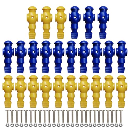Table Soccer Men - Kleine Puppenfigur Tischfußball Männer - 26x Kleine Puppenfigur, Komponenten Spielfigur für Fußballmaschine Zubehör Table Soccer Men - Kleine Puppenfigur Tischfußball Männer - 26x Kleine Puppenfigur, Komponenten Spielfigur für Fußballmaschine Zubehör von Generisch