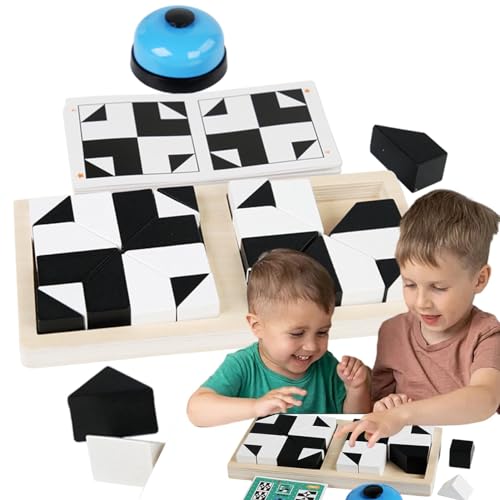 Tangram-Puzzle, Holz-Tangram | Intelligenz-Puzzleblock aus Holz, Tangram-Rätselspiel | Lustiges Tangram-Puzzle, Logikspielzeug, Kinder-Rätsel, Brettspiel für Kinder, Erwachsene, Kinder von Generisch