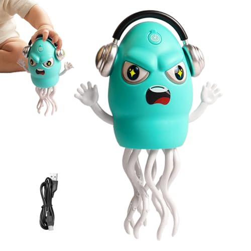 Tanzender Oktopus Baby Spielzeug - Wiggelnder Hindernissensor Tintenfisch | Wiederaufladbares Oktamusik Spielzeug Mit Licht Für Kinder Geburtstag Weihnachten Krabbelspielzeug Babybett Bauchzeit Tanzender Oktopus Baby Spielzeug - Wiggelnder Hindernissensor Tintenfisch | Wiederaufladbares Oktamusik Spielzeug Mit Licht Für Kinder Geburtstag Weihnachten Krabbelspielzeug Babybett Bauchzeit von Generisch