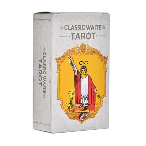 Tarot-Deck für Anfänger, 78 Blatt, Orakelkarten, Wahrsagen-Spiel-Werkzeuge für Jugendliche, Männer, Frauen, Zuhause, Reisen, Versammlungsparty Tarot-Deck für Anfänger, 78 Blatt, Orakelkarten, Wahrsagen-Spiel-Werkzeuge für Jugendliche, Männer, Frauen, Zuhause, Reisen, Versammlungsparty von Generisch