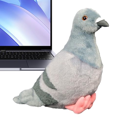 Tauben Stofftier | Realistische Deko Puppe Vogel Spielzeug - Kuscheltier Vogel | Klassenzimmer Halloween Weihnachten Geburtstag Kinderzimmer Spielzimmer Tauben Stofftier | Realistische Deko Puppe Vogel Spielzeug - Kuscheltier Vogel | Klassenzimmer Halloween Weihnachten Geburtstag Kinderzimmer Spielzimmer von Generisch