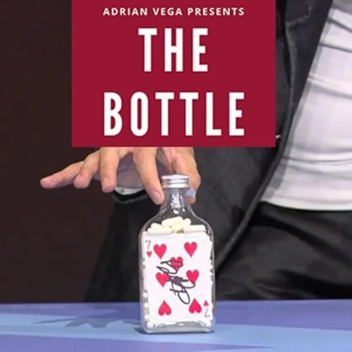 The Bottle Magic Tricks Signierte Karte erscheint in versiegelter Flasche Magia Illusions Gimmicks Mentalismus Requisiten von Generisch