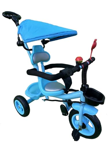 The Lightweight and compact Tricycle (75x57x95 cm) is ideal for Little Adventures with Your Child (Blue) von Generisch