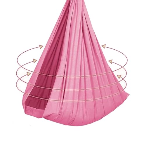 Therapieschaukel，Sensorische Schaukel, Sensorische Ganzkörper Socken Für Autismus, Yogatuch Zum Aufhängen, Kinderschaukel Indoor, Hängesessel Kinder Tuch Schaukel Indoor(Pink) von Generisch