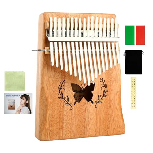 Thumb Piano for Kids, Wooden Thumb Piano, Finger Piano for Beginners, Compact Music Instrument, 13.5x18.5x3.5cm Children'sThumb Piano, Beginner's , Thumb Piano with Storage Bag for Kids von Generisch