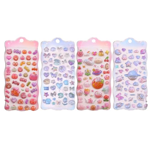 Tieraufkleber - 3,74 Zoll Cartoon 3D Planet Abziehbilder für Klassenzimmer, Vorschule mit lustigem Design, Entwicklungsspielzeug für Kinderschule, PVC -Material, kreativer Dekorationspaket Tieraufkleber - 3,74 Zoll Cartoon 3D Planet Abziehbilder für Klassenzimmer, Vorschule mit lustigem Design, Entwicklungsspielzeug für Kinderschule, PVC -Material, kreativer Dekorationspaket von Generisch