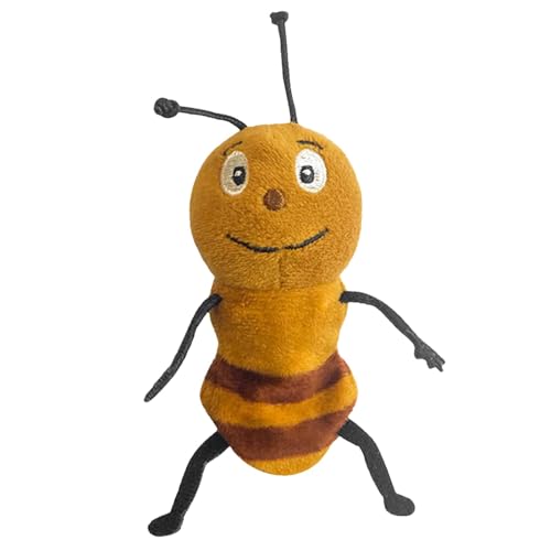 Tierhandpuppen,Tierpuppen für Kinder | Weiche Ameisenpuppen,Niedliche Bienen-Fingerpuppen, weiche Plüsch-Raupen-Handpuppen für 1–3 Jahre alte Kleinkinder von Generisch