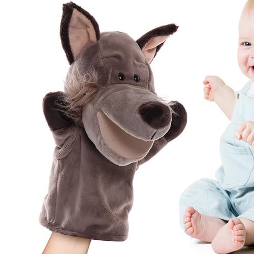 Tierpuppen - 25 cm Plush Finger Puppenspielzeug für Kinder | Animalpuppen aus Soft Cartoon für Geschichtenerzählen, realistische Designtheater -Shows, frühe Bildung und fantasievolles Spiel für Tierpuppen - 25 cm Plush Finger Puppenspielzeug für Kinder | Animalpuppen aus Soft Cartoon für Geschichtenerzählen, realistische Designtheater -Shows, frühe Bildung und fantasievolles Spiel für von Generisch