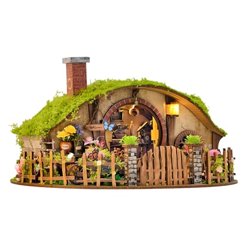 Tiny House Bausatz - Haus Modellbausatz Erwachsene | Holz Puzzle Wohnkultur Für Geburtstag Festtag Wohnzimmer Weihnachtsdekoration | Büro Schlafzimmer Deko Tiny House Bausatz - Haus Modellbausatz Erwachsene | Holz Puzzle Wohnkultur Für Geburtstag Festtag Wohnzimmer Weihnachtsdekoration | Büro Schlafzimmer Deko von Generisch