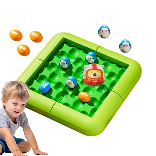 Tisch-Magnetspiel, Magnetisches Schach, Cartoon-Puzzlespiel, Tragbares Magnetspiel Schach Magnet Puzzle Strategie Spaß Familientisch Brettspiel für Spieleabend von Generisch