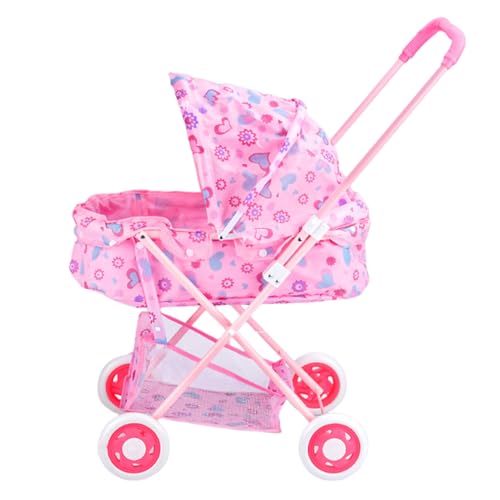 Titel: Puppenwagen - Spielen Sie die Kutsche Babypuppe High Stuhl | Hochfestes Rahmen Kindergarten Spielzeugwagen | Realistisch vorgetäuschtes Spiel für Kindertag, Geburtstag, Ostergeschenk Titel: Puppenwagen - Spielen Sie die Kutsche Babypuppe High Stuhl | Hochfestes Rahmen Kindergarten Spielzeugwagen | Realistisch vorgetäuschtes Spiel für Kindertag, Geburtstag, Ostergeschenk von Generisch