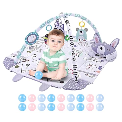 Toddler Activity Mat, 7In1 Activity Center, Tummy Time Mat, Kids Play Mat, Washable Kids Activity Play Mat 7In1 Toddler Activity Center Tummy Mat with Fine Motor Toys for Boys and Girls von Generisch