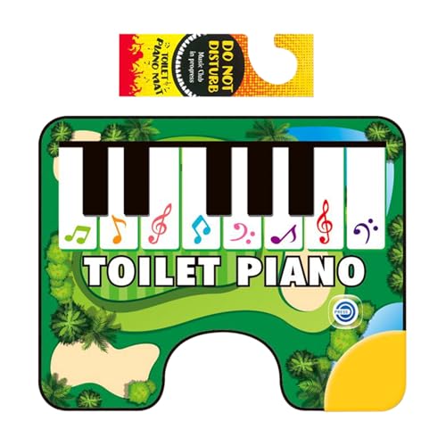 Töpfchen-Klaviermatte, kreativer Badezimmerteppich, 60 x 48 cm, elektronische Bodentastatur, wasserdichte Rückseite, lustiges musikalisches Töpfchentraining für Kinder, Toilettenzeit, mehrfarbig Töpfchen-Klaviermatte, kreativer Badezimmerteppich, 60 x 48 cm, elektronische Bodentastatur, wasserdichte Rückseite, lustiges musikalisches Töpfchentraining für Kinder, Toilettenzeit, mehrfarbig von Generisch
