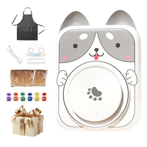 Töpferscheibe Für Kinder USB 5V DC - Töpferscheibe Elektrisch Für Kinder | Mini Mit Töpferton | Diamant Aufkleber | Bastelset Geschenke Anfänger | Antirutsch Werkzeuge Zum Formen Modellieren Bemal Töpferscheibe Für Kinder USB 5V DC - Töpferscheibe Elektrisch Für Kinder | Mini Mit Töpferton | Diamant Aufkleber | Bastelset Geschenke Anfänger | Antirutsch Werkzeuge Zum Formen Modellieren Bemal von Generisch