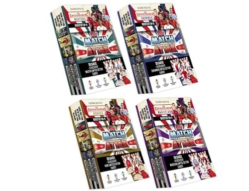 Topps Attax League Saison 2024/25 – 1x The Entertainers Booster Tin Set alle 4 verschiedenen Mini Tin Varianten von Generisch