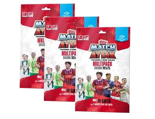 Topps Bundesliga Match Attax 2024/25 / 3X Multipack von Generisch