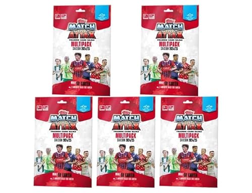 Topps Bundesliga Match Attax 2024/25 / 5X Multipack von Generisch