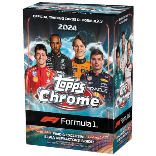 Topps Chrome Trading Cards Formula 1 Racing 2024-1x Value Blaster Box von Generisch