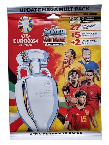 Topps Official Euro 2024 Match Attax – 1x Update MEGA Multipack von Generisch