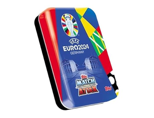 Topps UEFA Euro 2024 Germany Match Attax Trading Cards – 1x Mini Tin Blau von Match Attax