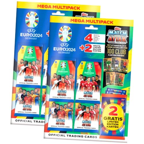 Topps UEFA Euro 2024 Trading Cards Germany Match Attax Karten - EM Sammelkarten - 2 Ultra Multipack von Match Attax