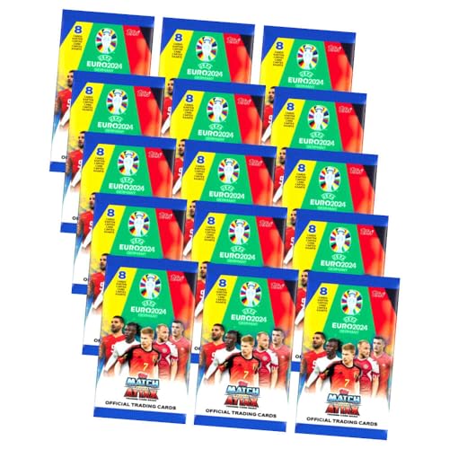 Topps UEFA Euro 2024 Trading Cards Germany Match Attax Karten - EM Sammelkarten - Auswahl (15 Booster) von Match Attax