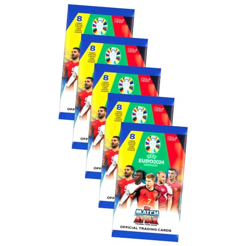 Topps UEFA Euro 2024 Trading Cards Germany Match Attax Karten - EM Sammelkarten - Auswahl (5 Booster) von Match Attax