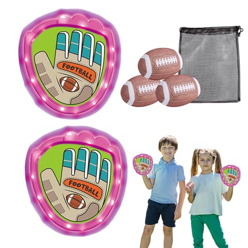 Toss and Catch Sportspielset, Sticky Ball Catch Game, Strand-Sticky-Ball-Wurfspiel-Spielzeug, Mehrzweck-Baseball-Trainingsspielzeug für Campingausflüge, Karneval im Freien, Familientreffen, Geburtstag von Generisch