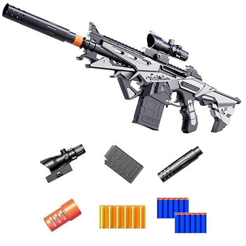 Toy Assault Rifles, Soft Bullet Guns with Accessories 8+ Children's Toys Outdoor Activity Toys (70 cm) von Generisch