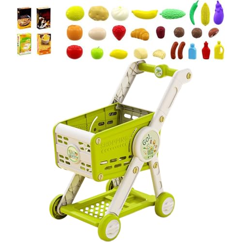 Toy Shopping Cart | Rollenspiel Einkaufswagen | Küchenzubehör Zum Sortieren Und Für Rollenspiele Für Alter 1-3 Jahre Und Älter Für Baby Kleinkinder Mädchen Schule Toy Shopping Cart | Rollenspiel Einkaufswagen | Küchenzubehör Zum Sortieren Und Für Rollenspiele Für Alter 1-3 Jahre Und Älter Für Baby Kleinkinder Mädchen Schule von Generisch