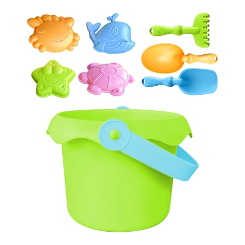 Toys For Kids - Sand & Beach Toys | Leichtes Sandspielzeug-Set für das - und Sandbox-Spiel | Schloss-Bausatz mit Formen, Eimer und Schaufeln | Lustiges Spielzeug A Toys For Kids - Sand & Beach Toys | Leichtes Sandspielzeug-Set für das - und Sandbox-Spiel | Schloss-Bausatz mit Formen, Eimer und Schaufeln | Lustiges Spielzeug A von Generisch