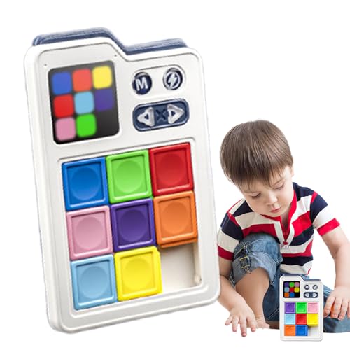 Tragbare Puzzles - Interaktives Gleitfliesenspiel, Digital Logic Challenge Kinder | Wiederaufladbares elektronisches Lernen, Schwierigkeitsmodus des Spiels 8, Bauschule Tragbare Puzzles - Interaktives Gleitfliesenspiel, Digital Logic Challenge Kinder | Wiederaufladbares elektronisches Lernen, Schwierigkeitsmodus des Spiels 8, Bauschule von Generisch