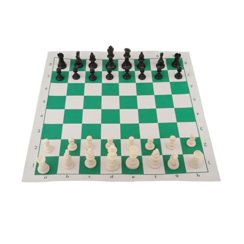 Tragbares Schach-Set, 45 x 9 cm, internationales Schachturnier, Käsestücke, leicht zu tragen, Lernspielzeug für Erwachsene von Generisch