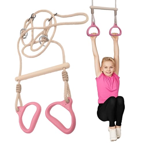 Trapezstange – PE P Hardware 145x38x3cm | Trapez-Schaukel Klettergerüst-Befestigung | Outdoor-Fitness-Spielplatz-Stange Für Kinder Erwachsene Fitness Krafttraining Und Tägliche Übungs-Verwendung Trapezstange – PE P Hardware 145x38x3cm | Trapez-Schaukel Klettergerüst-Befestigung | Outdoor-Fitness-Spielplatz-Stange Für Kinder Erwachsene Fitness Krafttraining Und Tägliche Übungs-Verwendung von Generisch