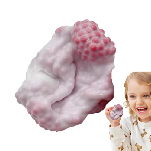 Trauben-Stressball, Stressball, Bunte Perlen Formbaren Vakuum Trauben Stress Antistress Bälle Squishy Stress Relief Bälle Weicher Trauben-Stressabbauball für Kinder und Erwachsene von Generisch