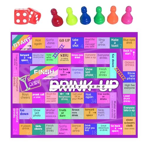 Trinkspiele Für Erwachsene,Lustiges Würfelspiel Für Erwachsene Bei Partys - Gesellschaftsspiele Für Familienfeiern Geburtstag Strandurlaub Camping Hochzeit Date Nacht Trinkspiele Für Erwachsene,Lustiges Würfelspiel Für Erwachsene Bei Partys - Gesellschaftsspiele Für Familienfeiern Geburtstag Strandurlaub Camping Hochzeit Date Nacht von Generisch