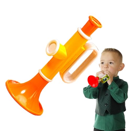 Trompete für Kinder,Spielzeugtrompete für Kinder Krachmacher-Trompete für Kinder Kreatives Trompetenspielzeug für Kinder, Hornspielzeug, Musikhörner zum Rollenspiel von Generisch