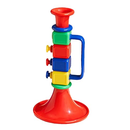 Trompetenspielzeug für Kinder, Trompeteninstrument-Spielzeug, Pädagogische Musiktrompete für kleine Kleinkinder, Vorschul-Trompeten-Geräuschmacher-Spielzeug für Kinder, Kleinkinder, Mädchen, Freunde von Generisch