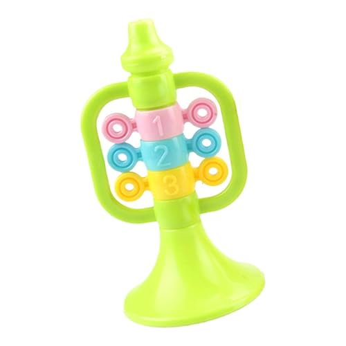 Trompetenspielzeug für Kinder, Trompeteninstrumente Spielzeug für Kinder | Cartoon Air Horn Instrument,Musikalisches Lernspielzeug in Cartoon-Form für Partys, Auftritte, Schule, Tanz, Zuhause, Karaoke von Generisch