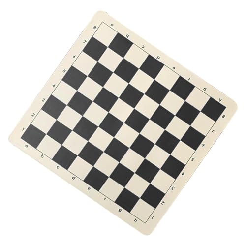 Turnier Schachbrettspiel - Reiseschachbrett | 64 Grids -Turnier -Schachmatte, Schachrollenschachbrett, Roll -Up -Schachbrett, Schachbrett für die Square Checkers Board für Familienversammlungen Partys von Generisch