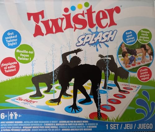 Twister Splash | wasserspielzeug Kinder Outdoor | Spiel mit Wasser | Spiel im Ferien | Familien Spiel | von Generisch