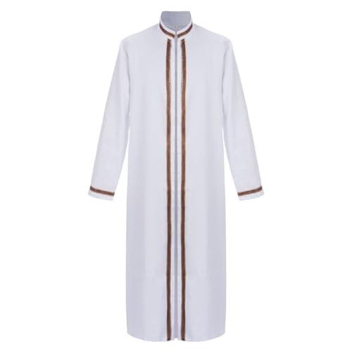 Umhang mit Kapuze Halloween Mittelalter Nahen Osten Robe Arabisch Thobe Vintage Kostüm Rollenspiel Performance Kleidung Gothic Kleidungsstück Umhang mit Kapuze Halloween Mittelalter Nahen Osten Robe Arabisch Thobe Vintage Kostüm Rollenspiel Performance Kleidung Gothic Kleidungsstück von Generisch