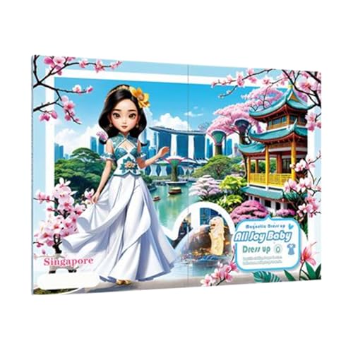 Verkleidungsspiele für Kinder | Magnet Sticker Prinzessin Verkleidungsspiel | Lernspielzeug Rollenspiel Für Kinder Mädchen Reisespiele Geburtstagsgeschenk Partymitgebsel Verkleidungsspiele für Kinder | Magnet Sticker Prinzessin Verkleidungsspiel | Lernspielzeug Rollenspiel Für Kinder Mädchen Reisespiele Geburtstagsgeschenk Partymitgebsel von Generisch